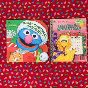 Sesame Street Christmas Books.